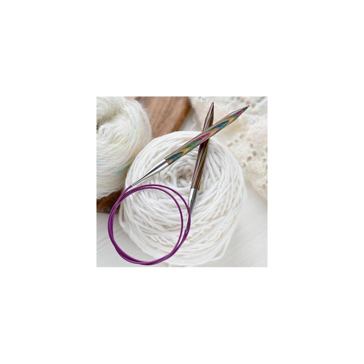 Druty drewniane na żyłce Symfonie (KnitPro)