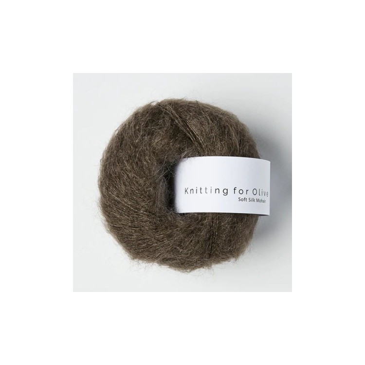 Włóczka Soft Silk Mohair Dark Moose (Knitting for Olive)