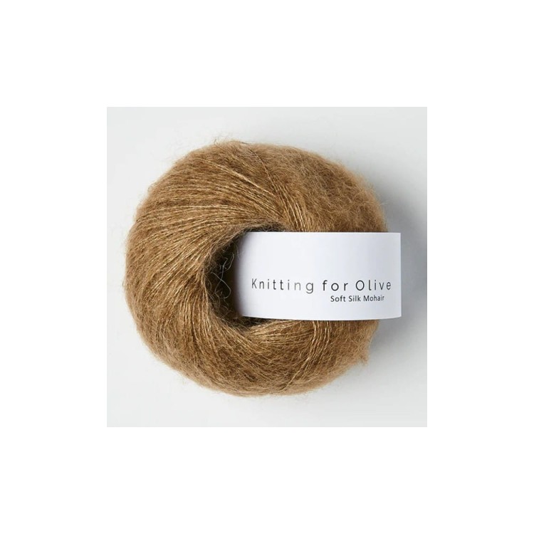 Włóczka Soft Silk Mohair Nut Brown (Knitting for Olive)