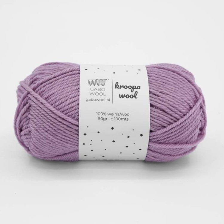 Włóczka Kroopa Wool 0386 Wrzos (Gabo Wool)