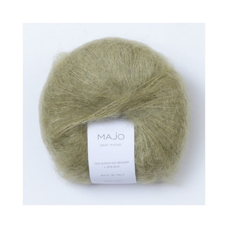 Włóczka Pearl Mohair Olive (MAJO)