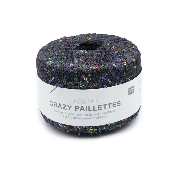 Włóczka Crazy Paillettes 002 (Rico Design)