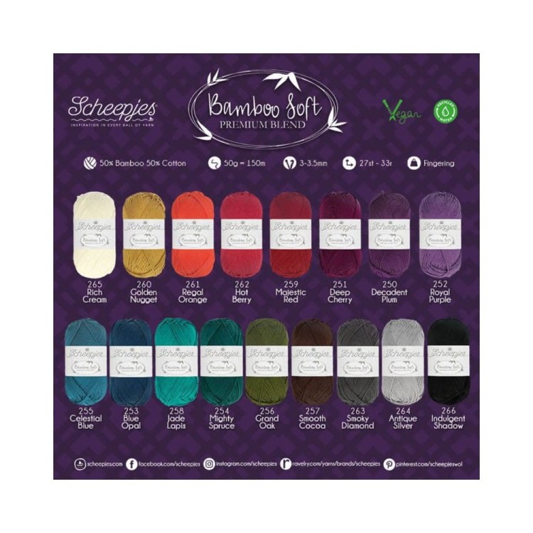 Bamboo Soft 251 Deep Cherry (Scheepjes)