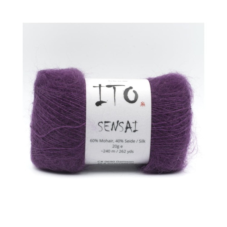 Włóczka Sensai 690 Damson (Ito)