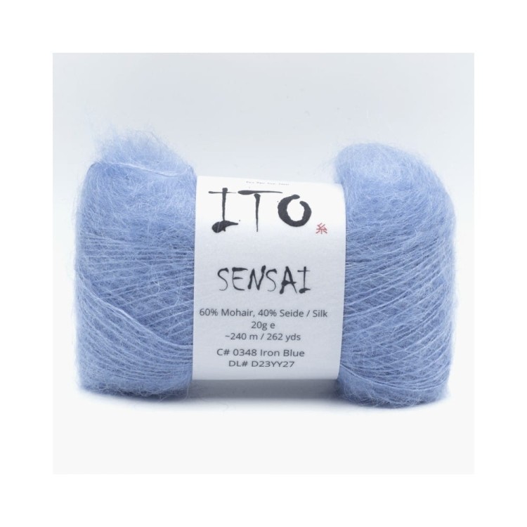 Włóczka Sensai 348 Iron Blue (Ito)