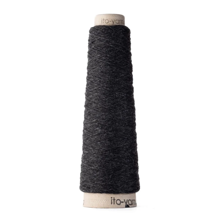 Włóczka Kuroten ITO 885 Charcoal kaszmir i sobole
