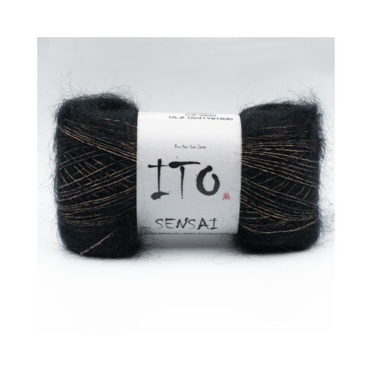 Włóczka Sensai 334 Dark Brown (Ito)