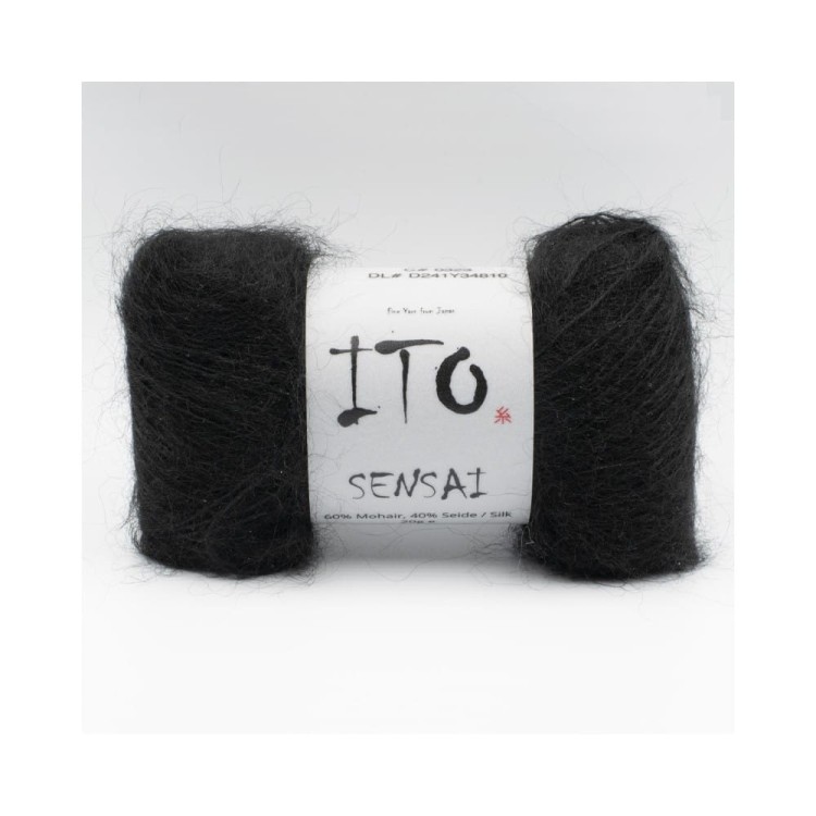 Włóczka Sensai 323 Black (Ito)