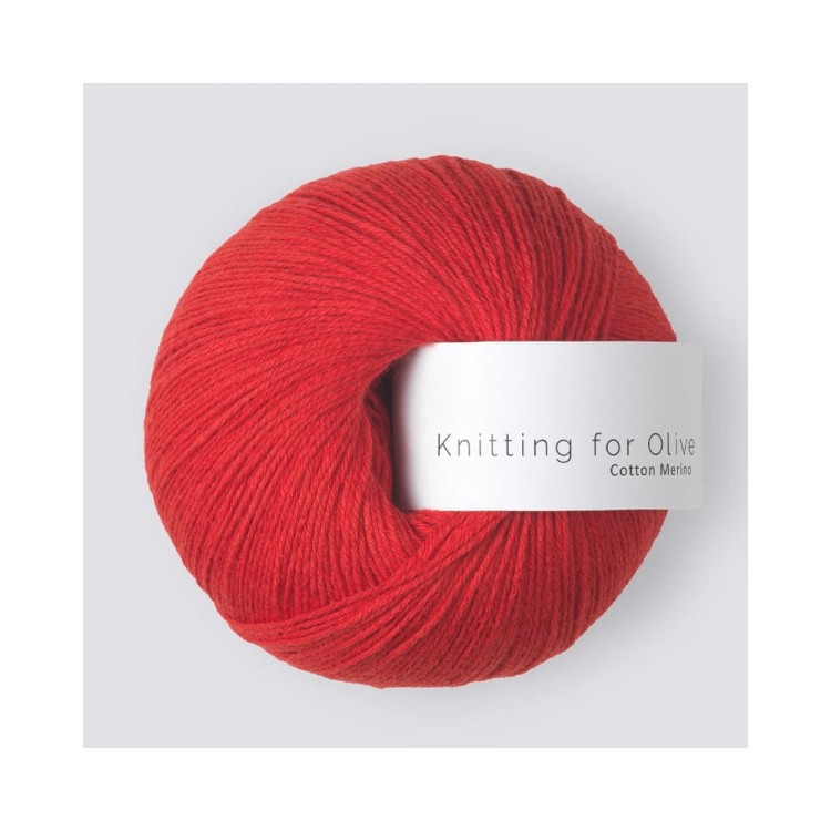 Włóczka Cotton Merino Red Currant (Knitting for Olive)