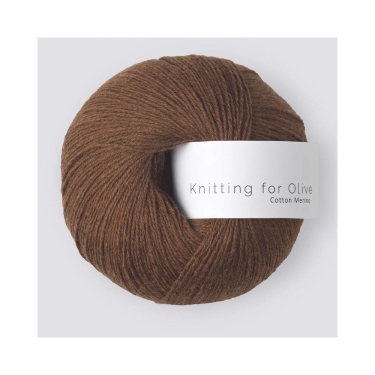 Włóczka Cotton Merino Dark Cognac (Knitting for Olive)