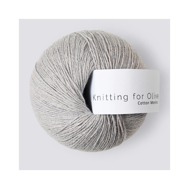 Włóczka Cotton Merino Pearl Gray (Knitting for Olive)