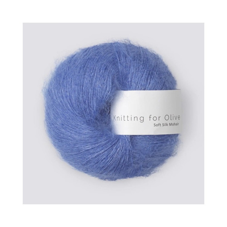 Włóczka Soft Silk Mohair Lavender Blue (Knitting for Olive)