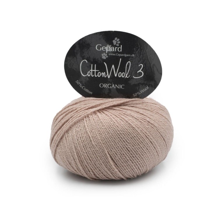Włóczka CottonWool 3 Organic 321 (Gepard)