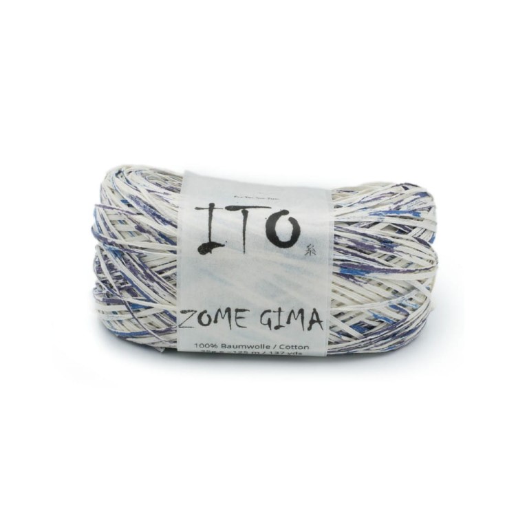 Włóczka Zome Gima 611 Denim Madder (Ito)