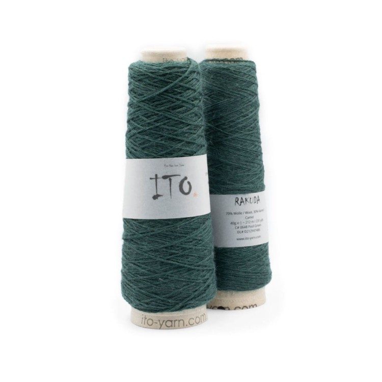 Włóczka Rakuda 648 Pool Green (Ito Yarns)