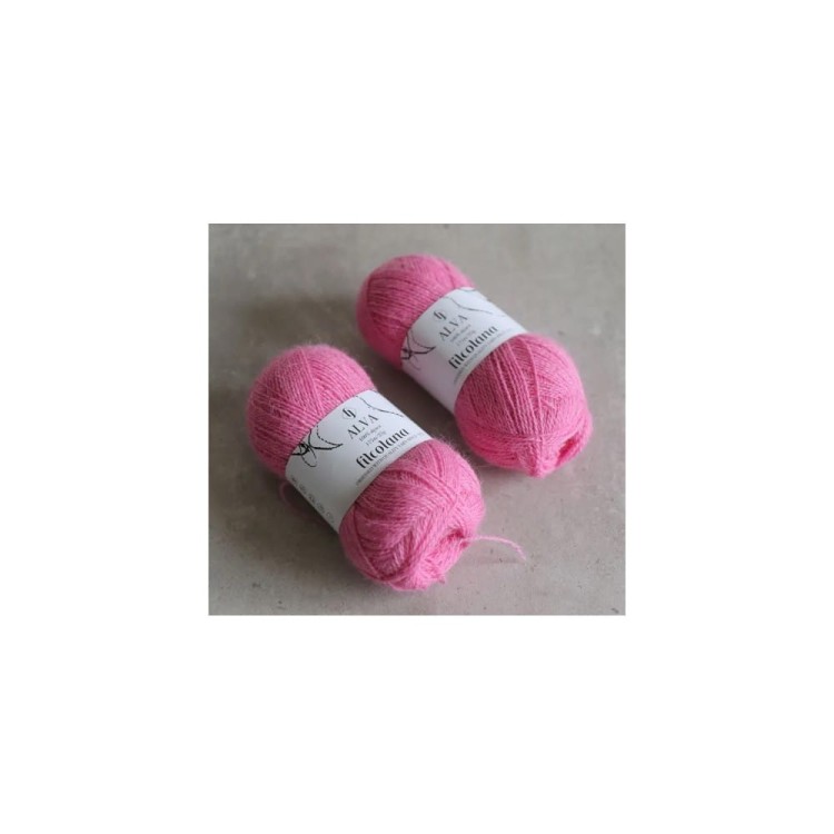 Włóczka Alva 313 Bubblegum (Filcolana)