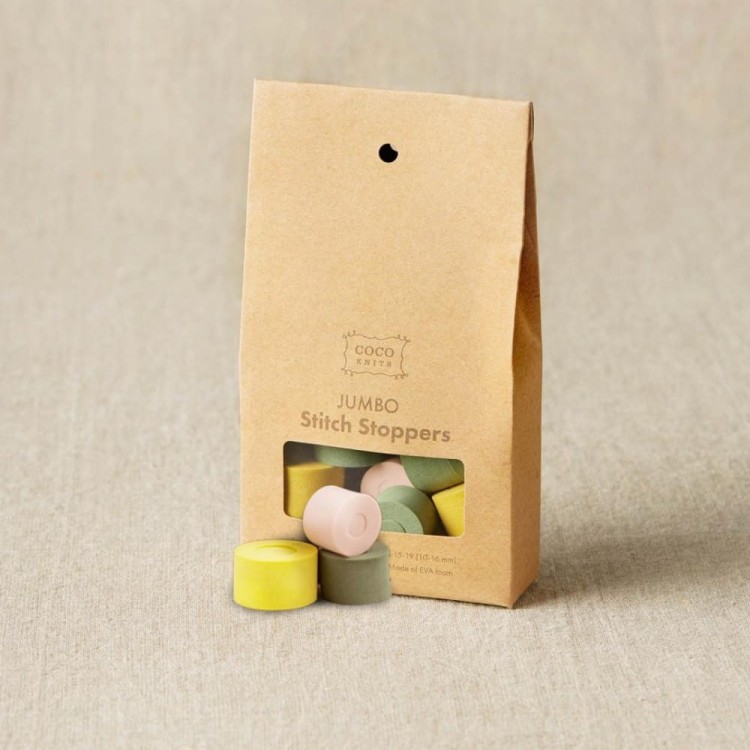 Piankowe stopery na druty JUMBO(Cocoknits)