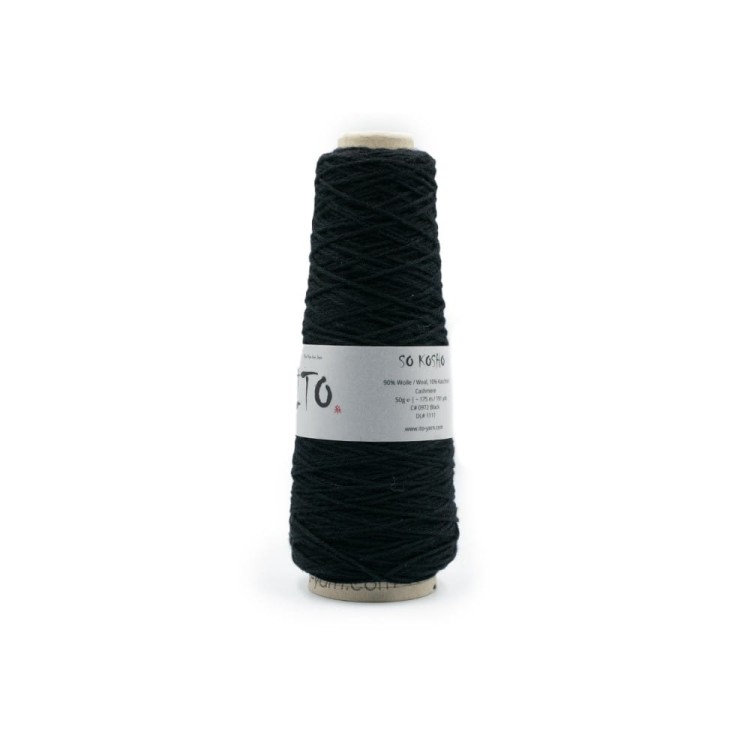 Włóczka So Kosho 972 Black (ITO)