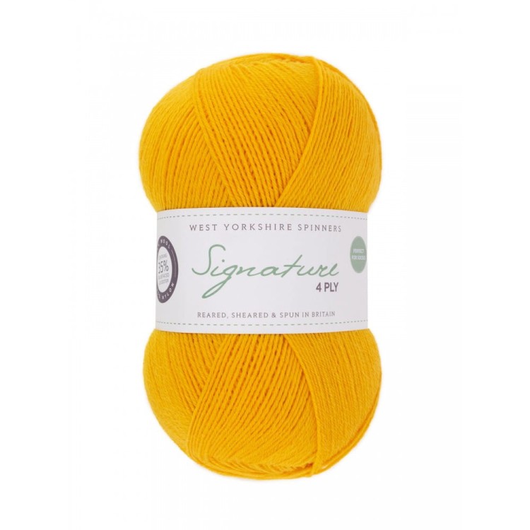 Włóczka Signature 4ply 1001 Sunflower (West Yorkshire Spinneers)