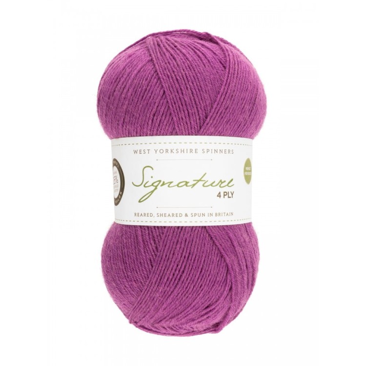 Włóczka Signature 4ply 0735 Blackcurrant Bomb (West Yorkshire Spinneers)