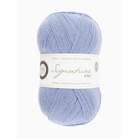 Przejdź do produktu Włóczka Signature 4ply 0325 Cornflower (West Yorkshire Spinneers)