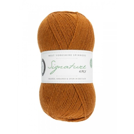 Przejdź do produktu Włóczka Signature 4ply 0630 Nutmeg (West Yorkshire Spinneers)