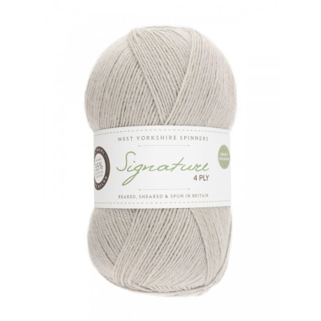 Przejdź do produktu Włóczka Signature 4ply 0129 Dusty Miller (West Yorkshire Spinneers)