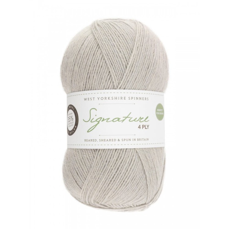 Włóczka Signature 4ply 0129 Dusty Miller (West Yorkshire Spinneers)