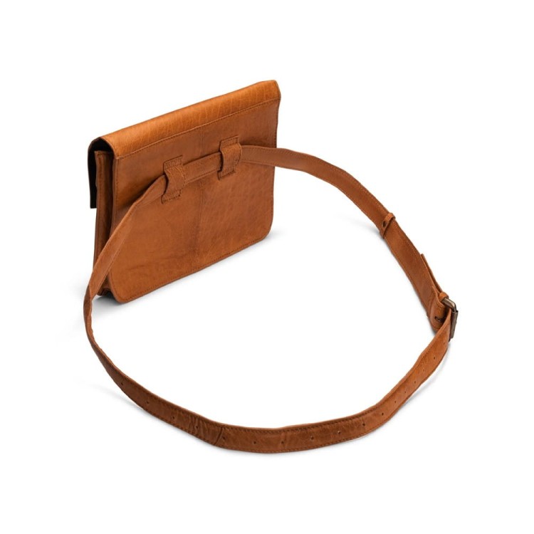 Cheri Whisky Skórzana torebka - nerka (Muud)