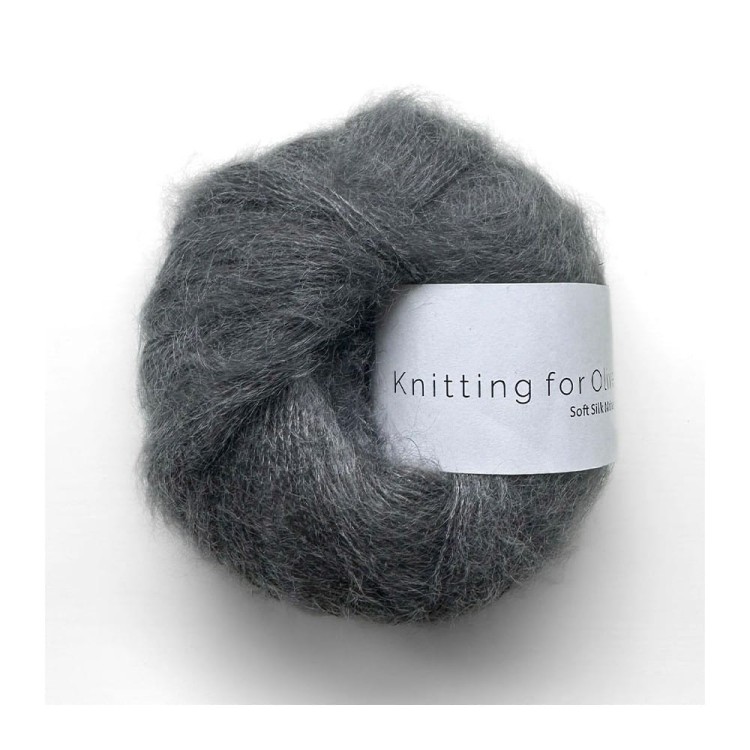 Włóczka Soft Silk Mohair Thunder Cloud (Knitting for Olive)