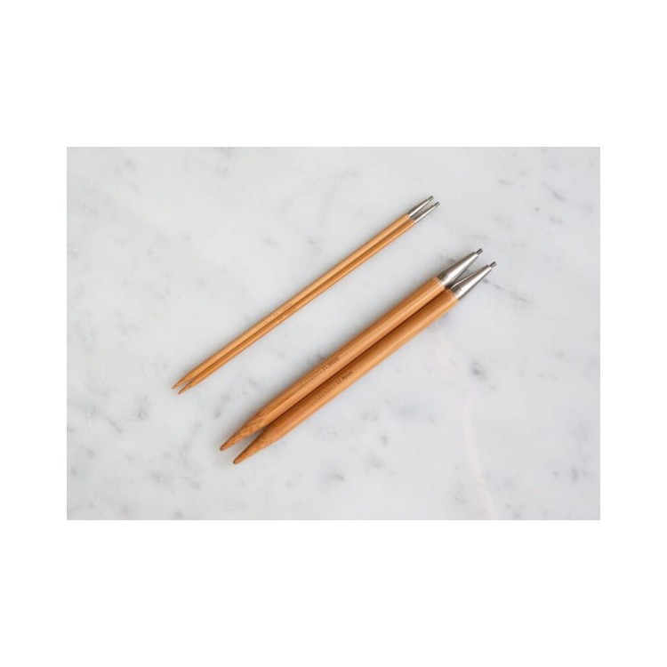 Druty bambusowe do łączenia Koshitsu Curve 15 cm gwint M1.8 (KA Seeknit)