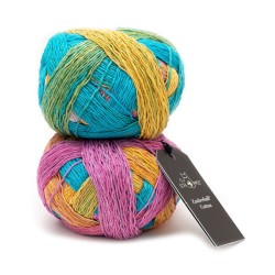 Włóczka Zauberball Cotton 2406 Sunnyside (Schoppel)