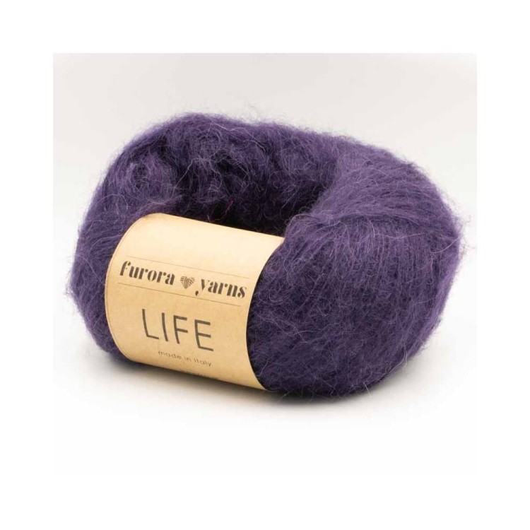 Włóczka Life śliwka (Furora Yarns)